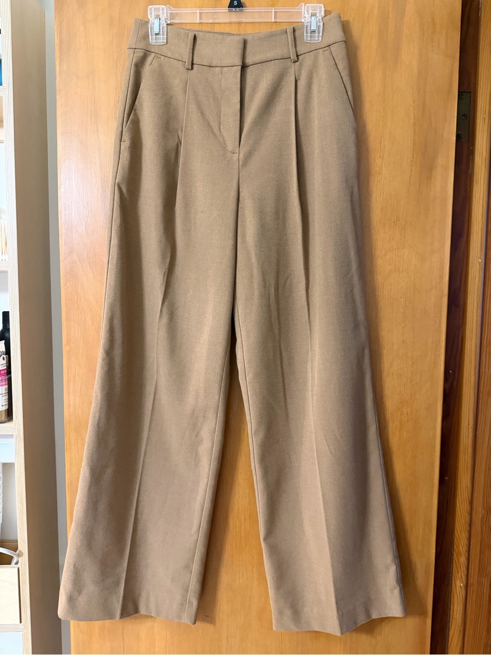 LOFT Wide-Leg The Peyton Trouser Pants in Camel Brown